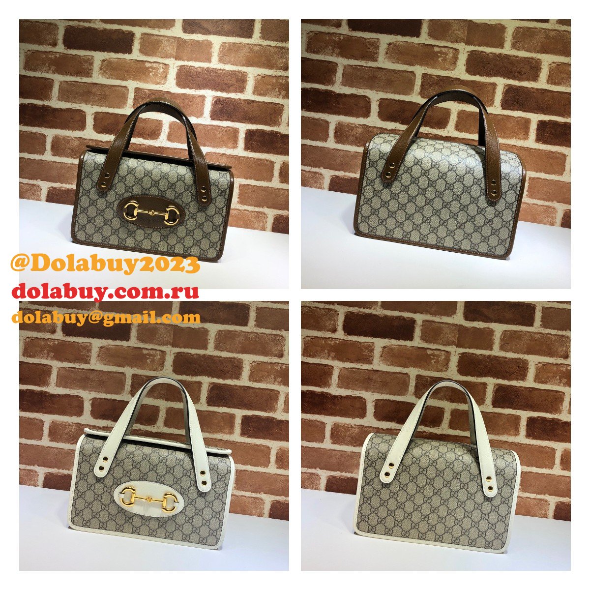 High Quality Replica Gucci 627323 Horsebit 1955 Small Top Handle Bag