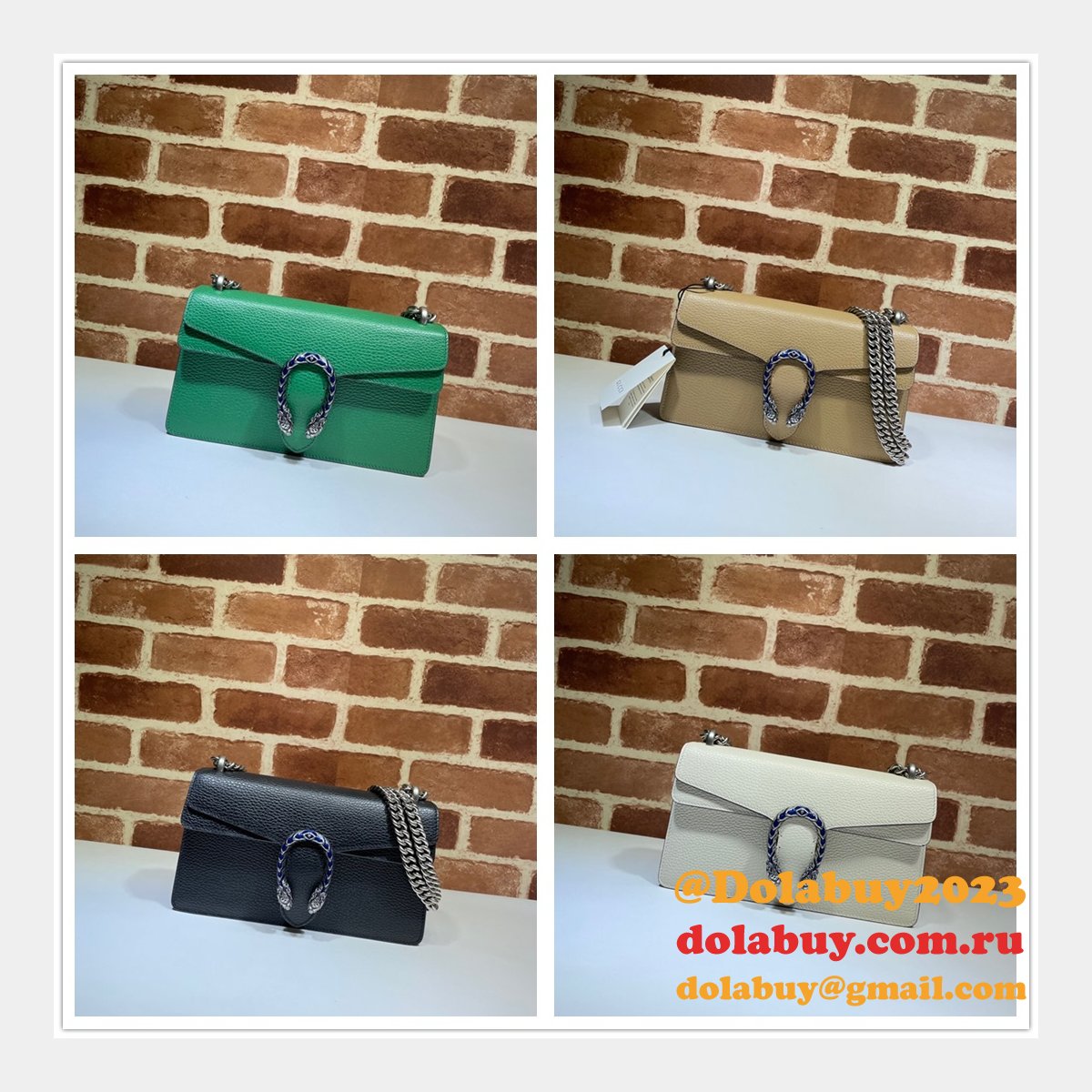 Gucci Luxury Dionysus GG 499623 Small Shoulder Replica Bag