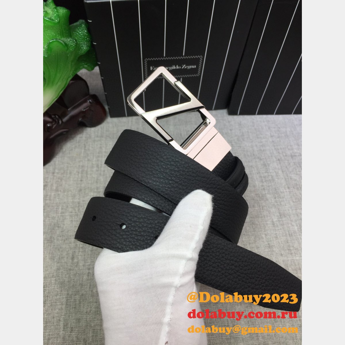 Cheap Gucci 35mm Ermenegildo Zegna Belts for Men