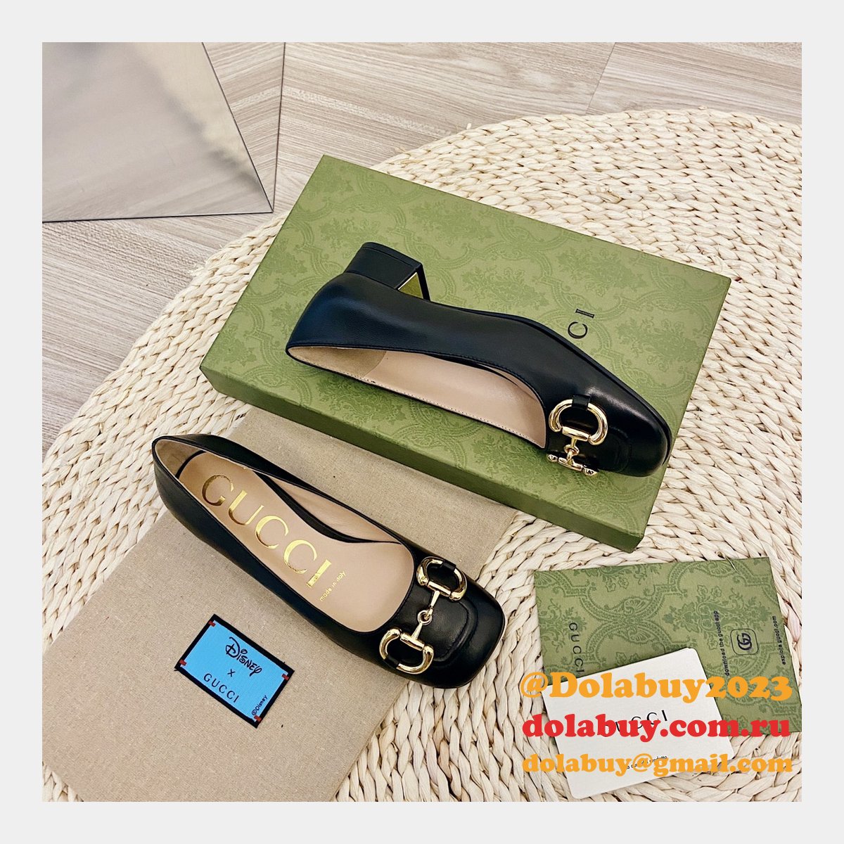 AAA+ Gucci Replica Horsebit Loafers Calfskin shoes
