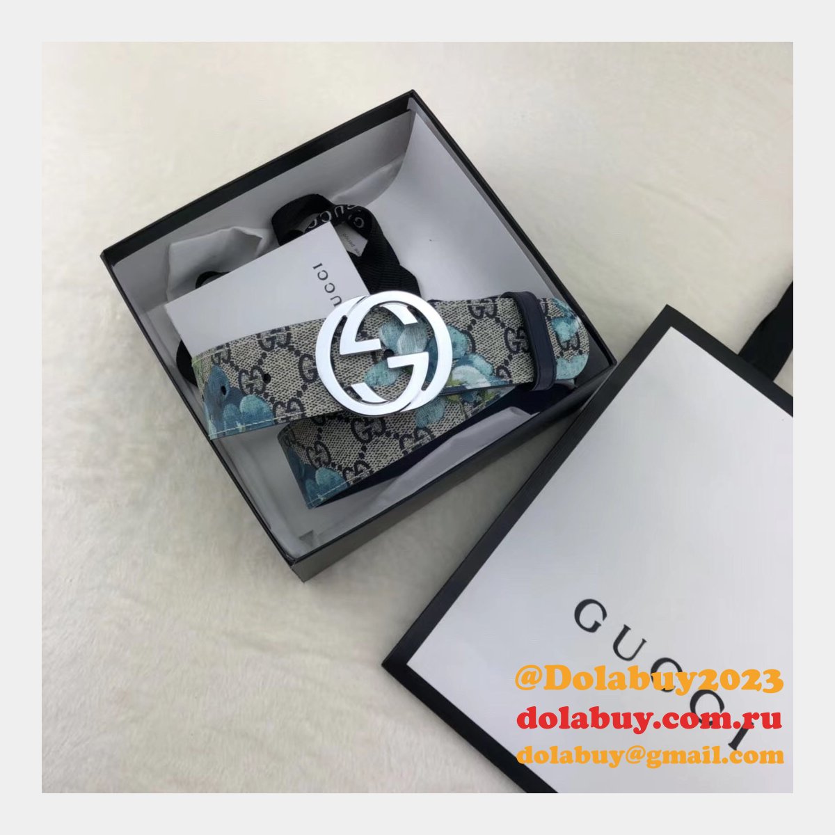 Gucci Belt With Double G Buckle 38mm-1 Top Quality