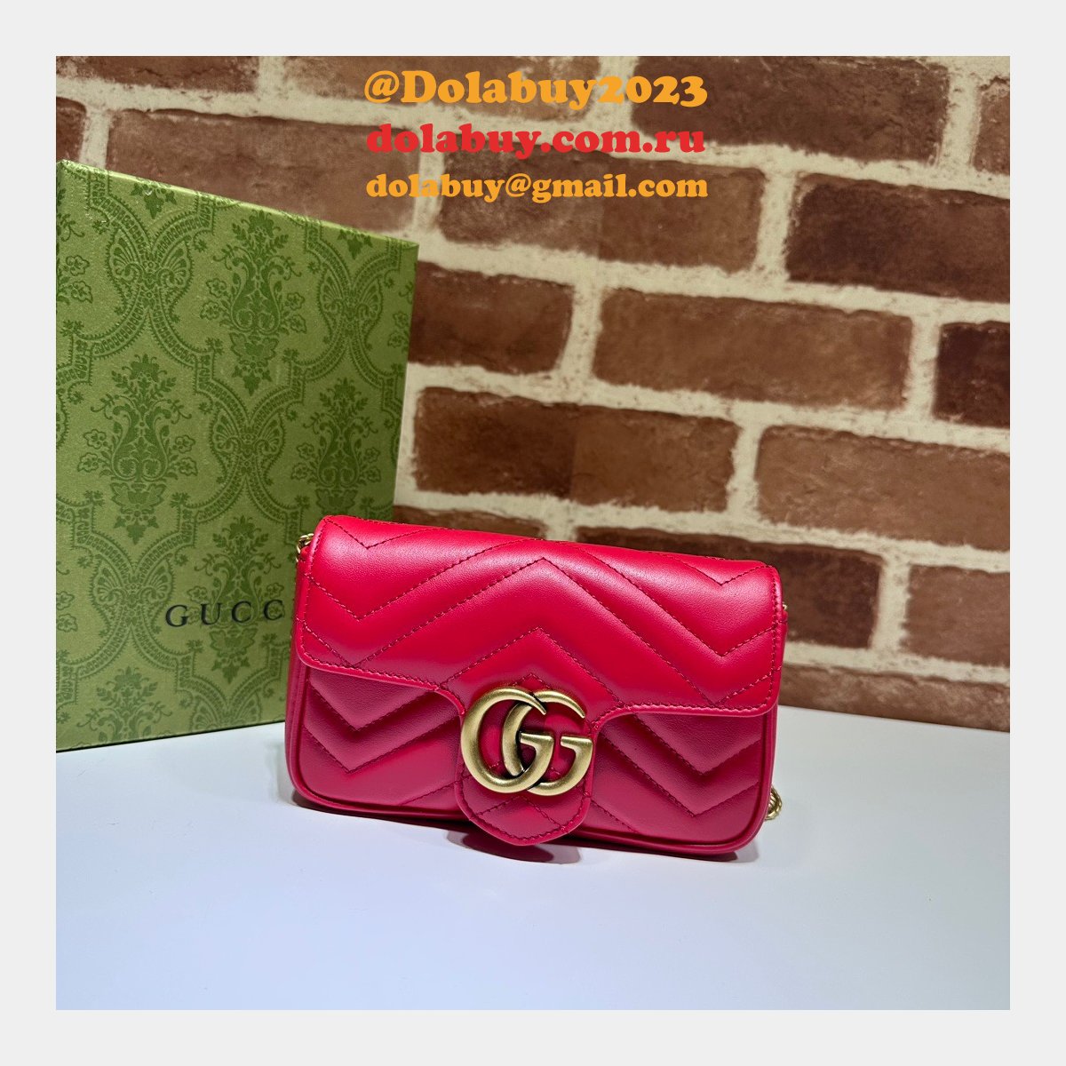 Gucci Replica GG Marmont Matelassé Super 476433 Perfect Bag