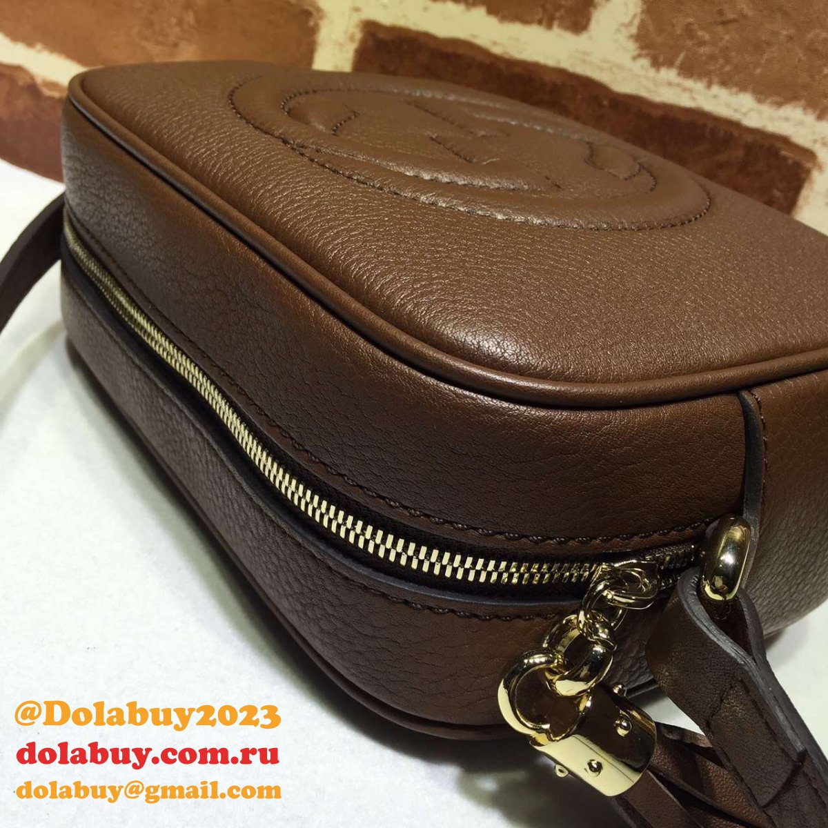 AAA+ Gucci Replicas Soho small leather disco 308364 bag