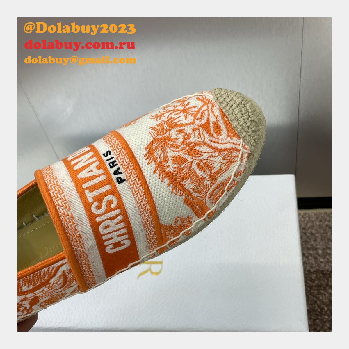Wholesale Fashion Dior Granville Espadrille