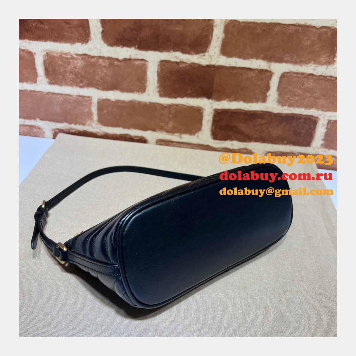 Fashion Gucci Replica 739166 GG Marmont Shoulder Bag