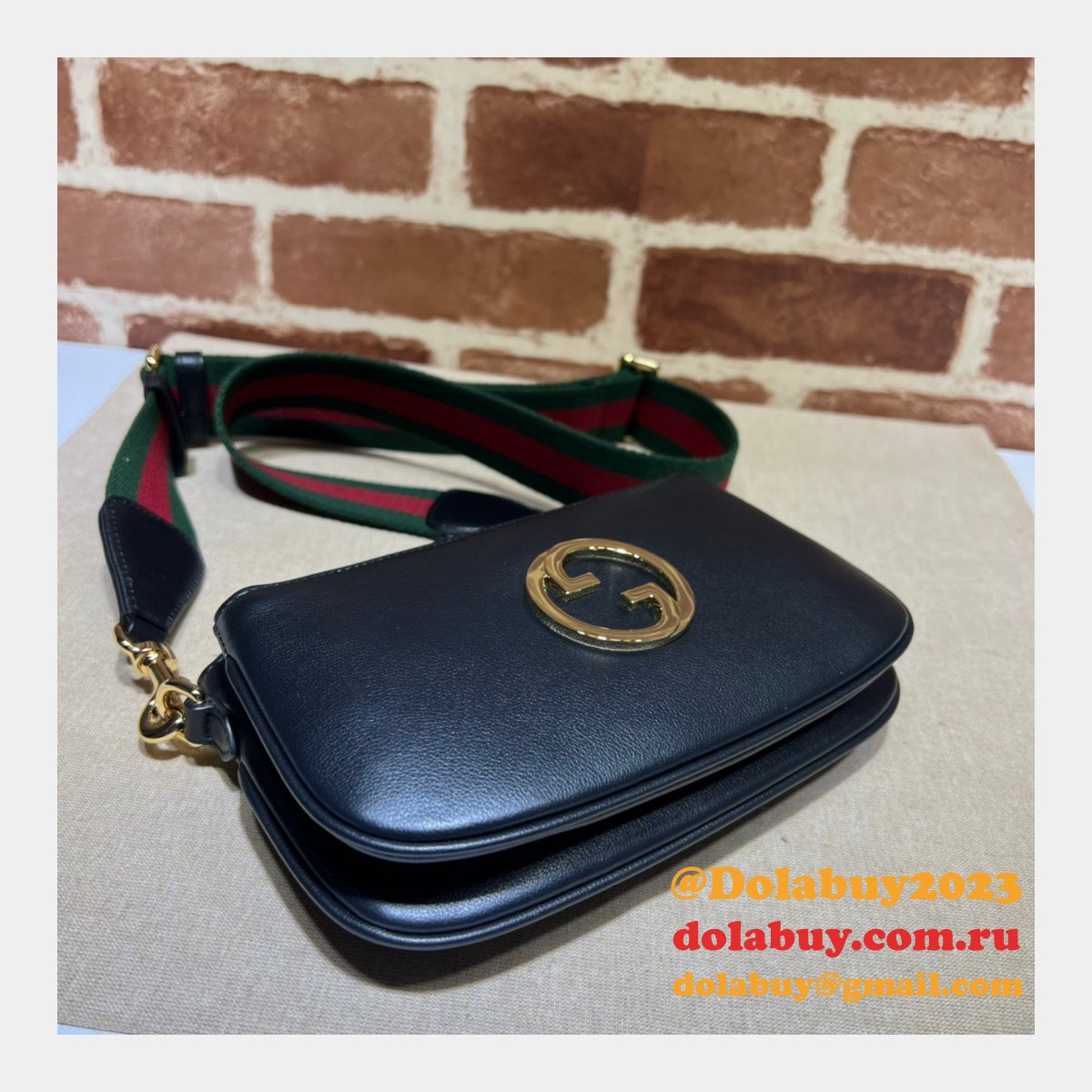 Gucci 724599 Blondie 1:1 Mirror Black 7 Star Bag