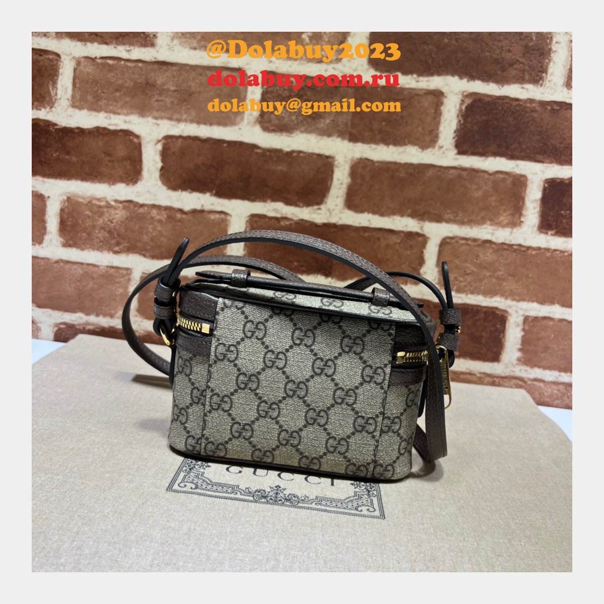 1:1 Quality Gucci Replica Ophidia GG Top Handle 699532 Bag