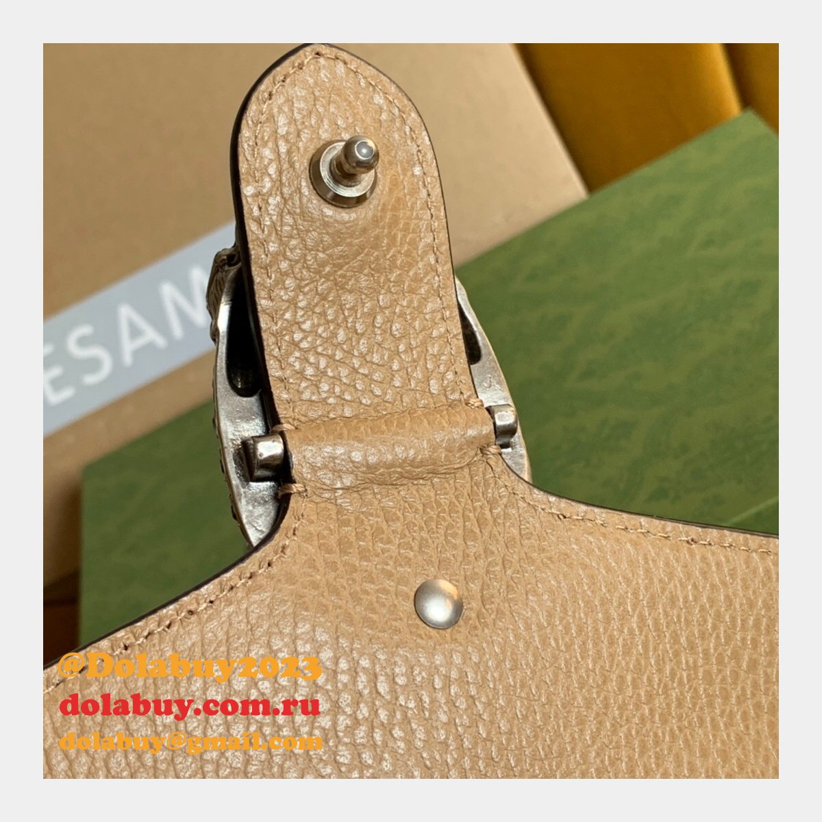 Gucci Dionysus GG Supreme Mini Shoudler 421970 Brown Replica Bag