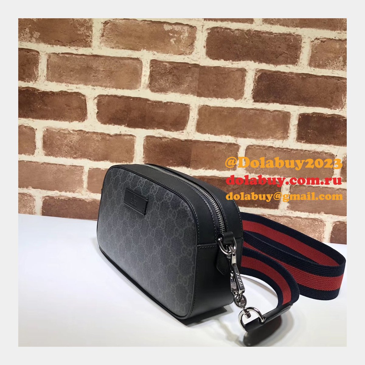 Cheap Gucci 574886 Top Quality GG Black shoulder bag