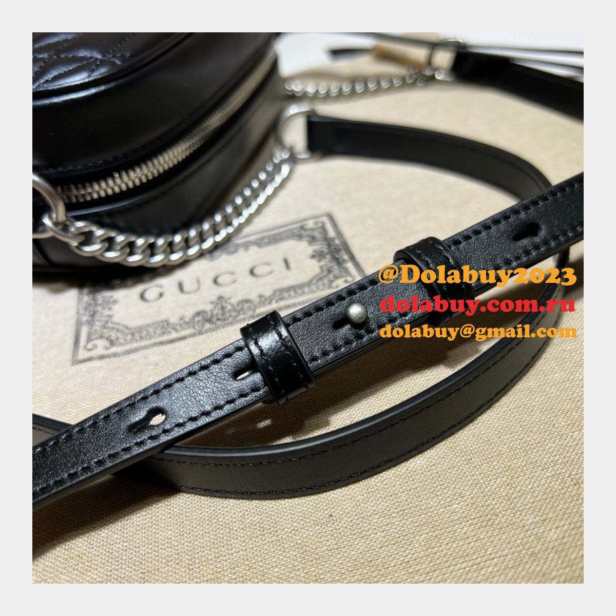Lovely Gucci Designer Replica GG Marmont mini shoulder 634936 bag
