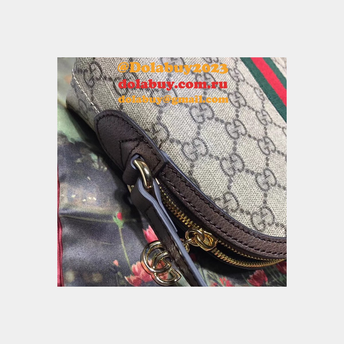 AAA+ Gucci High Quality Ophidia Small Shoulder 499621 Bag Zipper