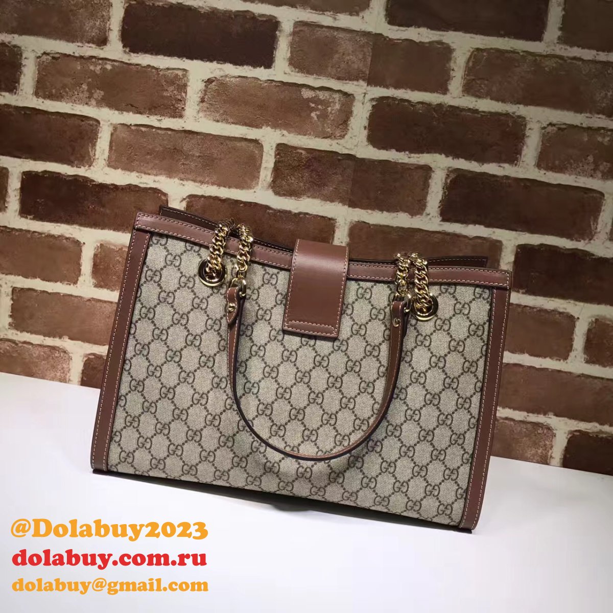 Replicas Gucci Padlock medium GG shoulder bag ‎479197