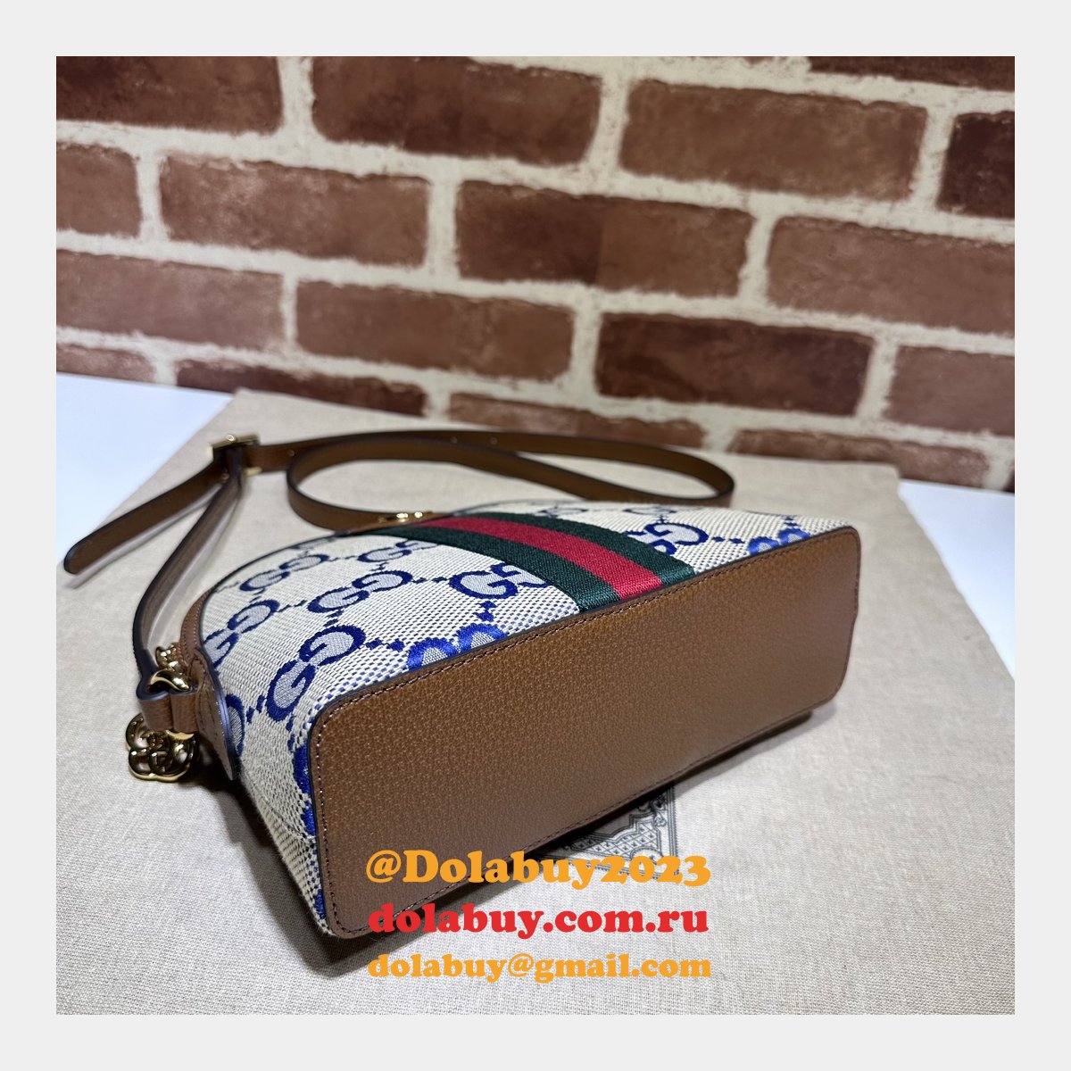 GG Supreme Ophidia Gucci Copy 499621 Top Shoulder Bag