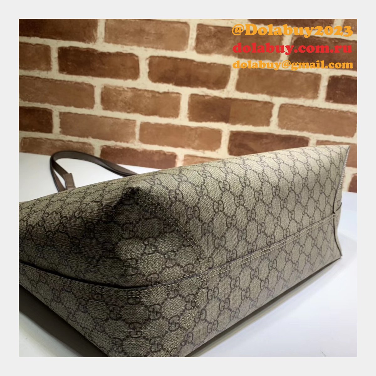 Top Quality Gucci Soft GG Supreme Ophidia Medium Tote 547974