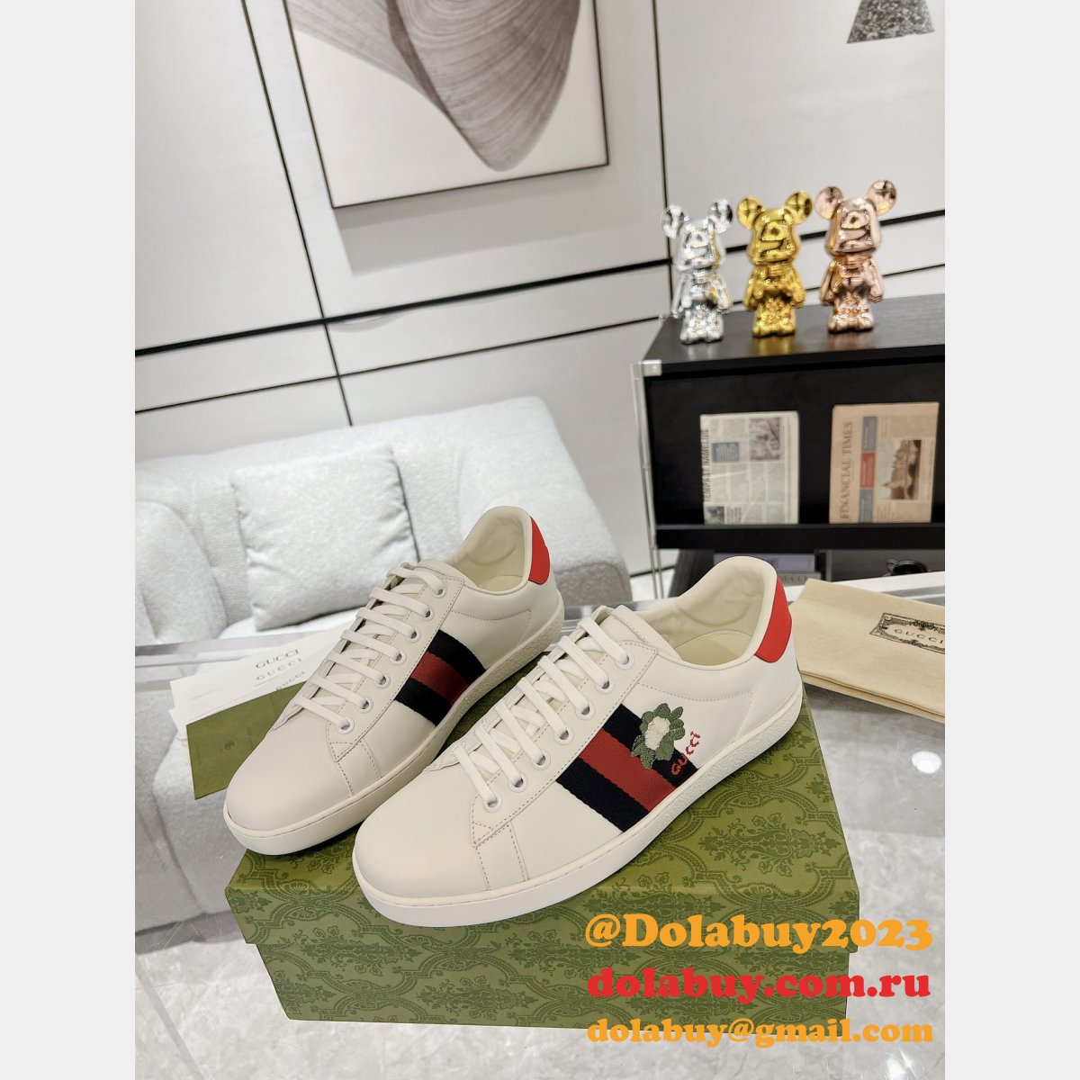 Replica Best Quality Ace Gucci Sneakers UK Shoes