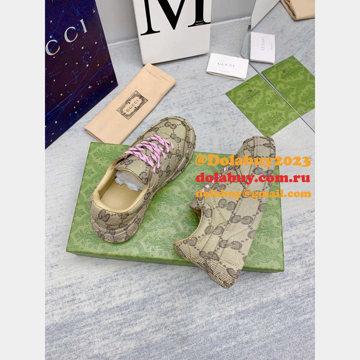 Designer Replica Gucci Biscuit Classic Presbyopia Shoes