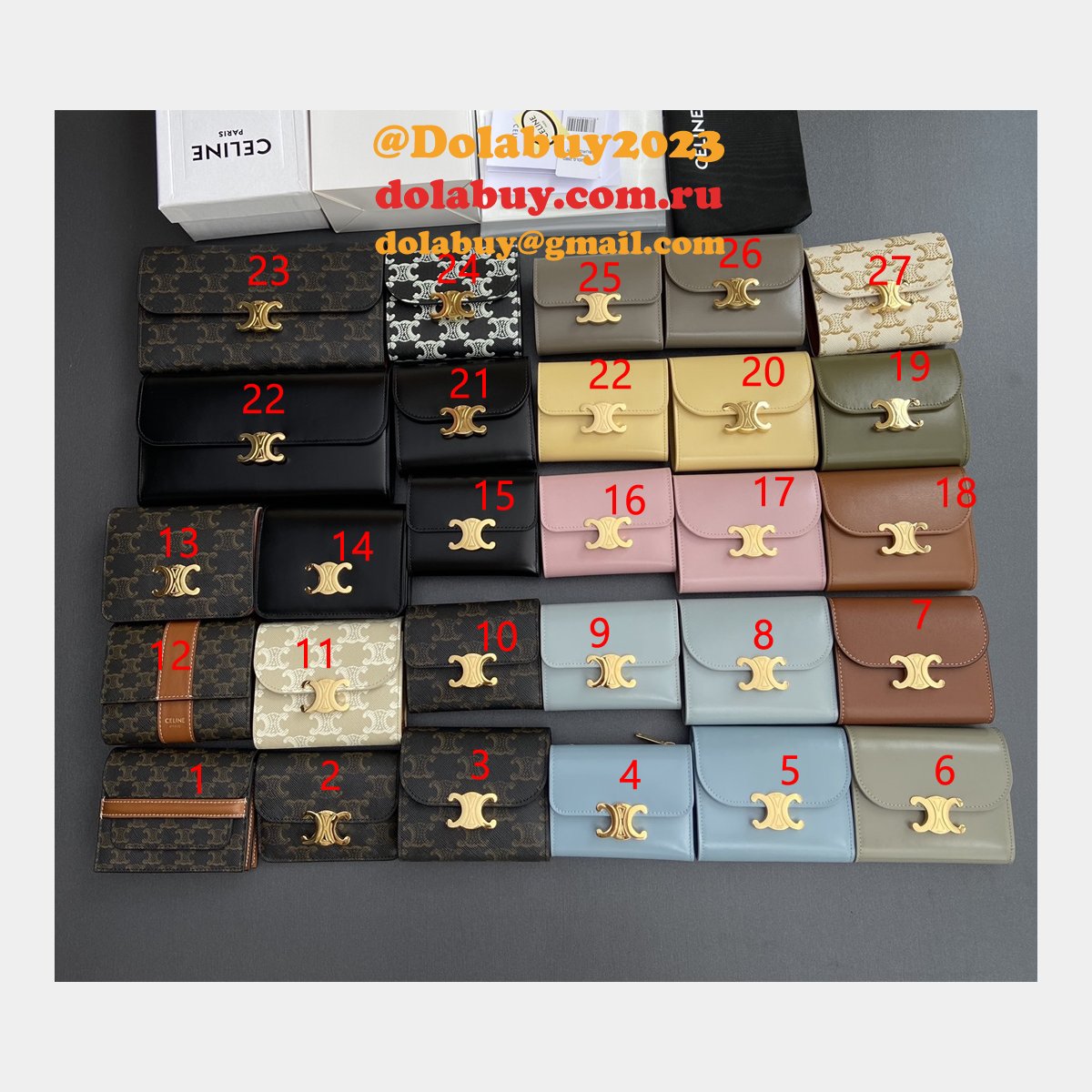 More Best The Replica Celine Wallets Online Store