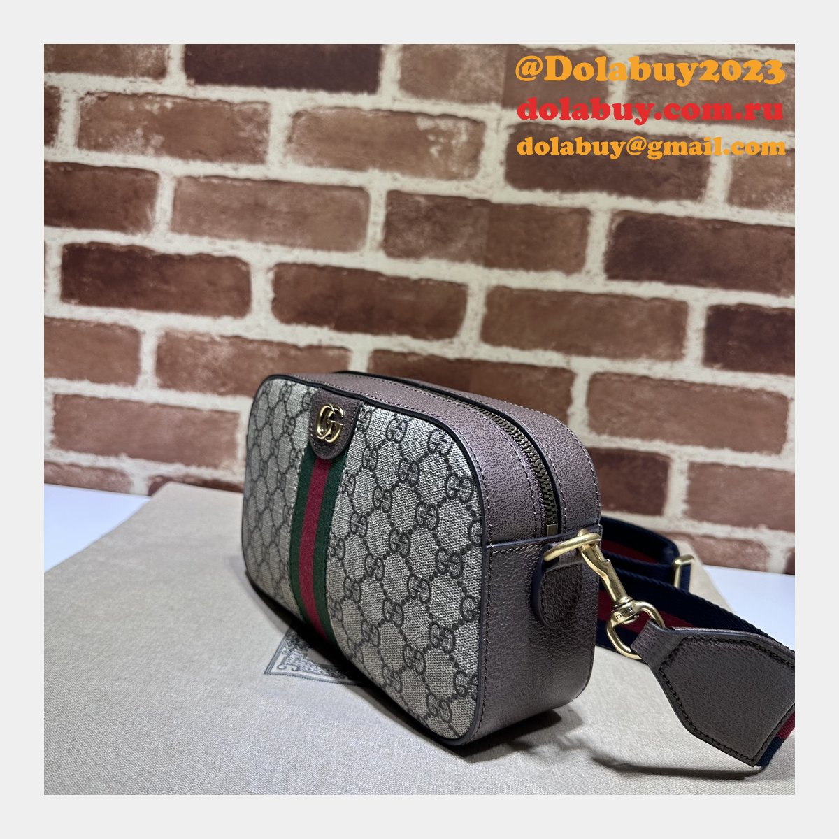 Ophidia GG Replica Gucci 752591 Shoulder Supreme Bag