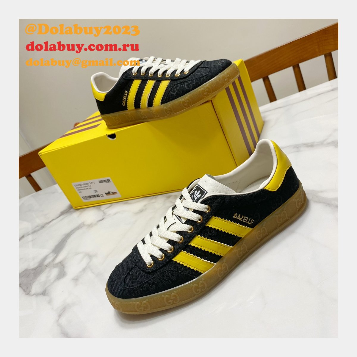 Replicas Best Fake Gucci Shamrock Joint Skate Men/Women Shoes