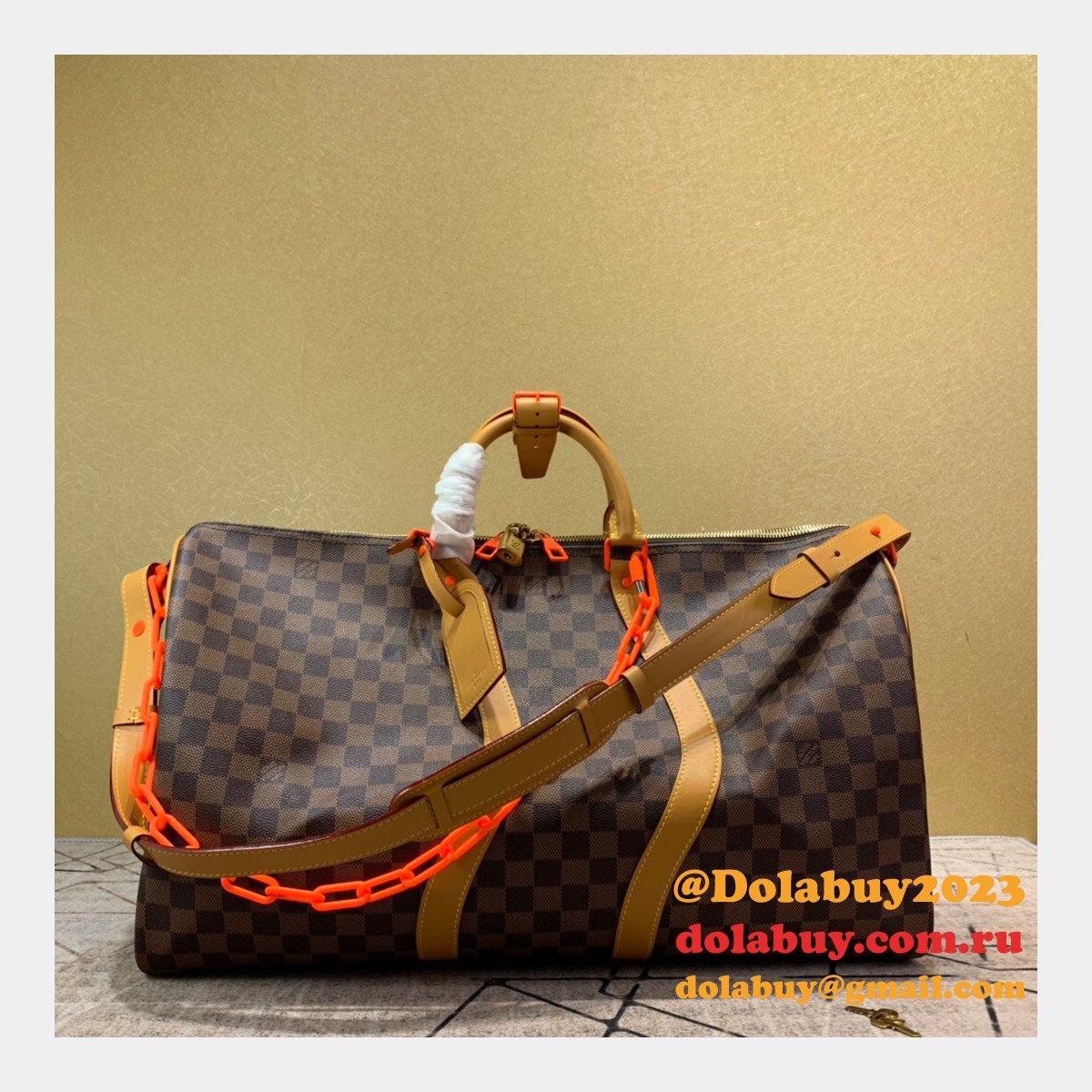 Cheap Louis Vuitton Monogram Canvas Keepall Bandouliere 50