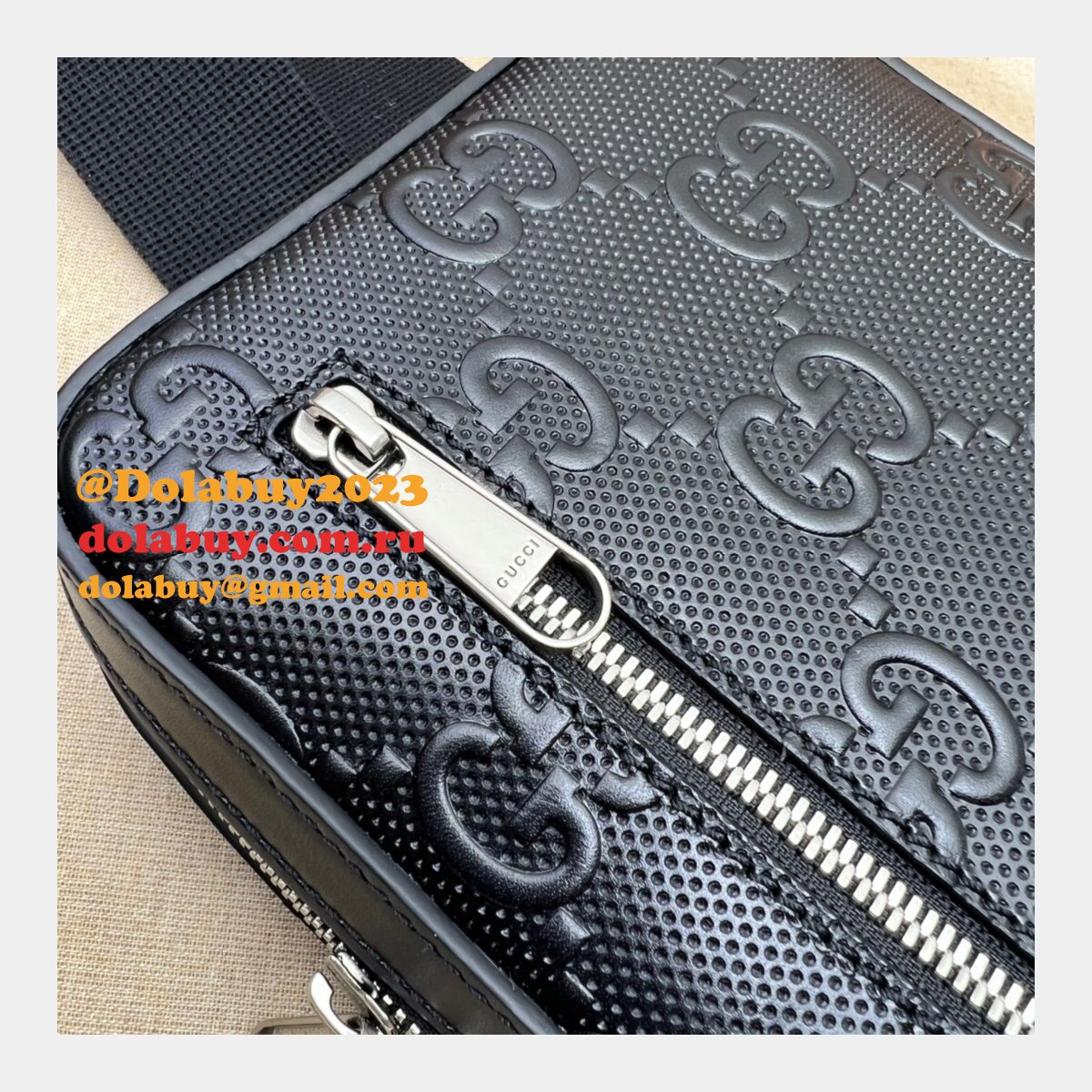 Gucci Replica Messengers 700431 GG embossed sling backpack