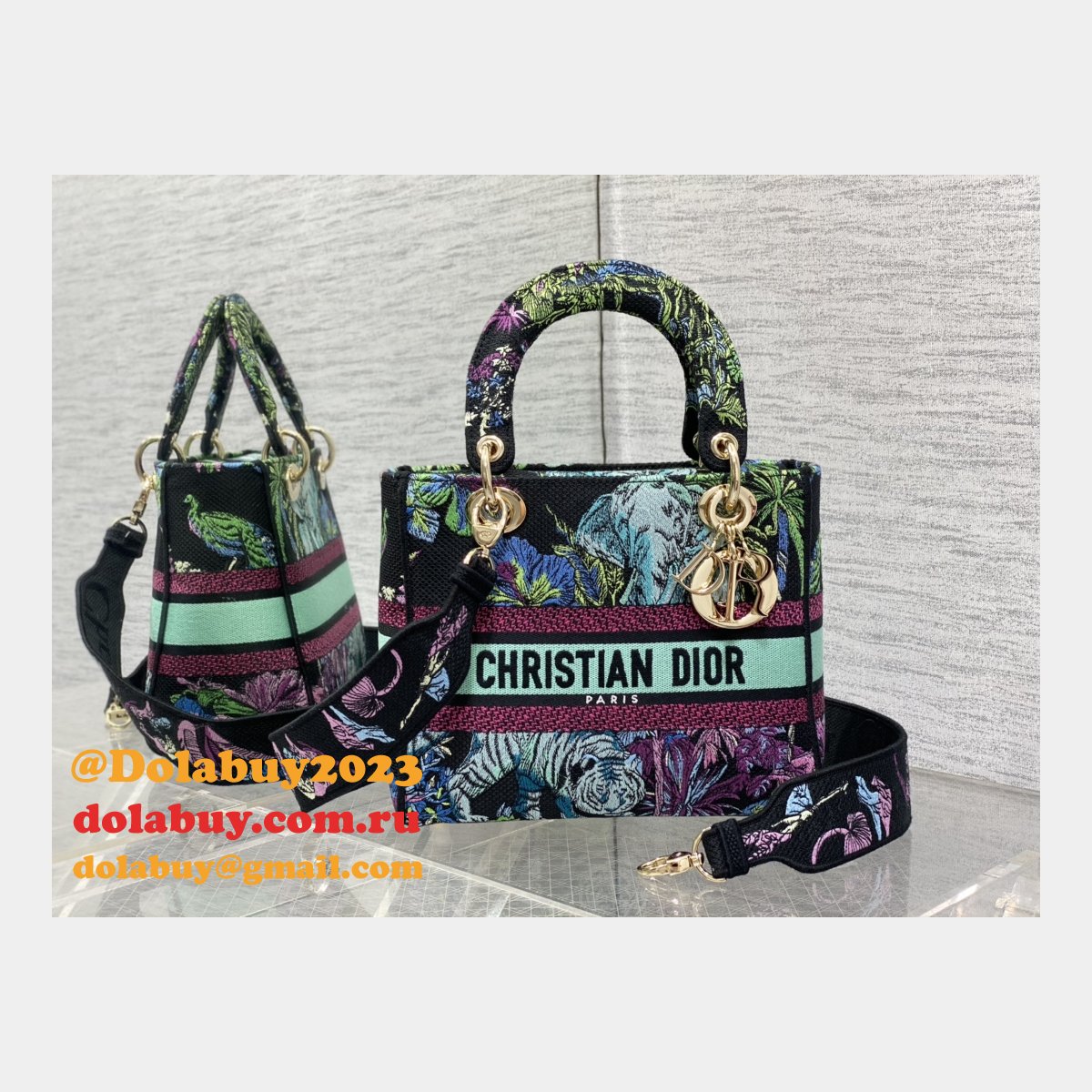 Top Quality Lady Dior 1:1 Lady 24cm Replica Handbags