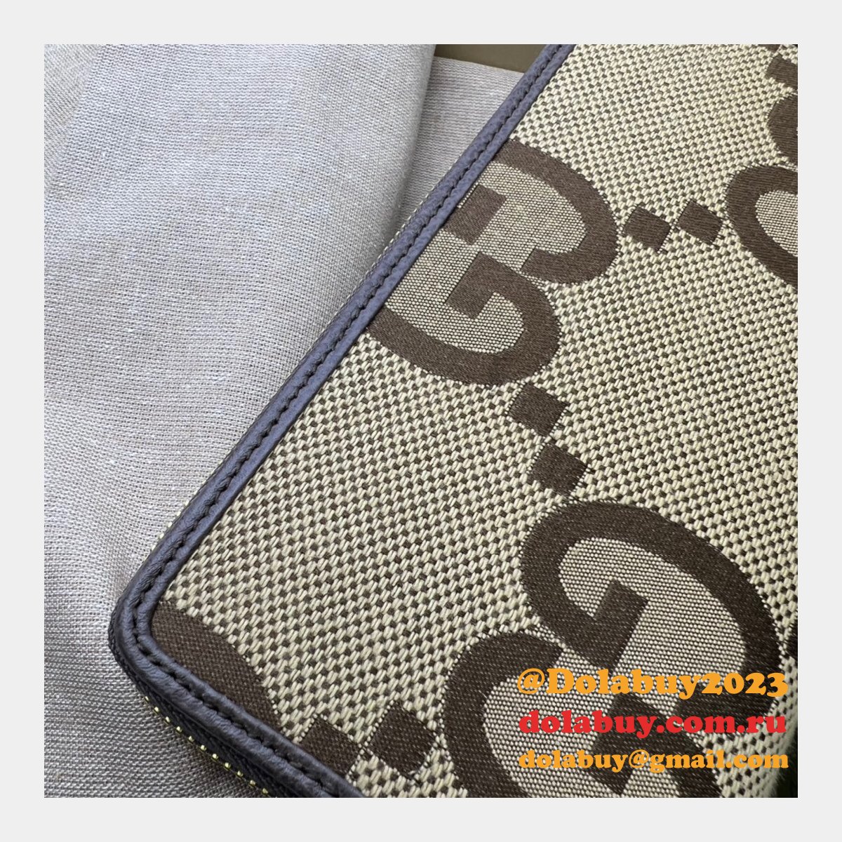 Gucci 699316 GG Supreme Monogram Super Wallet Dionysus Shoulder Bag