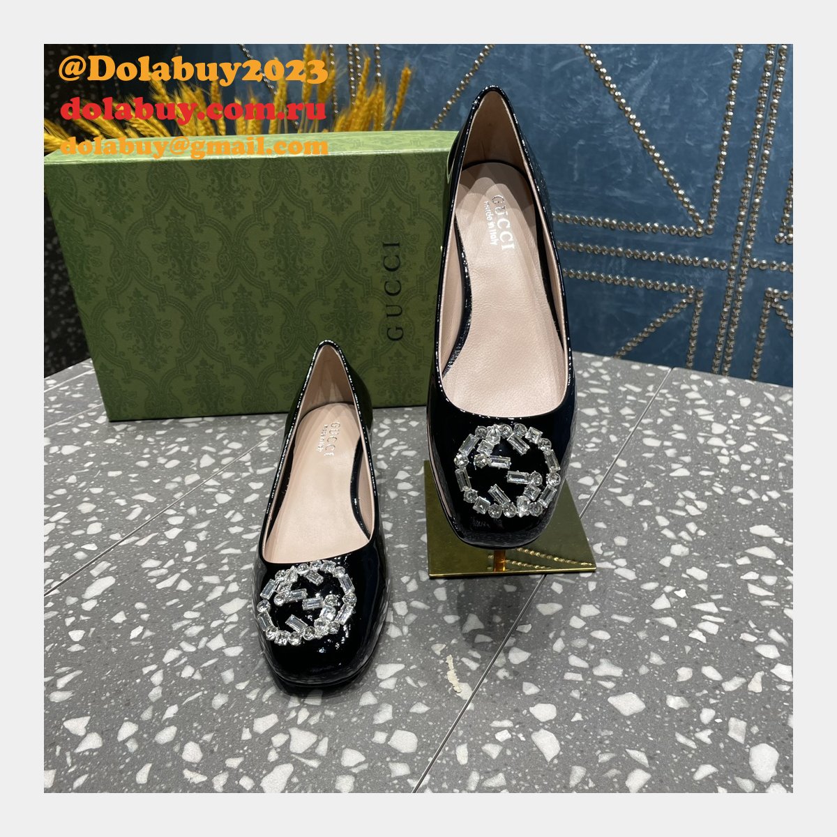 Luxury 1:1 Gucci Classic For Women Replica Shoes