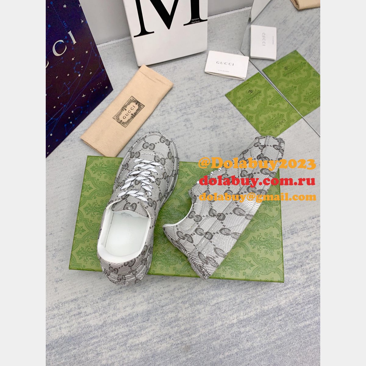 Designer Replica Gucci Biscuit Classic Presbyopia Shoes