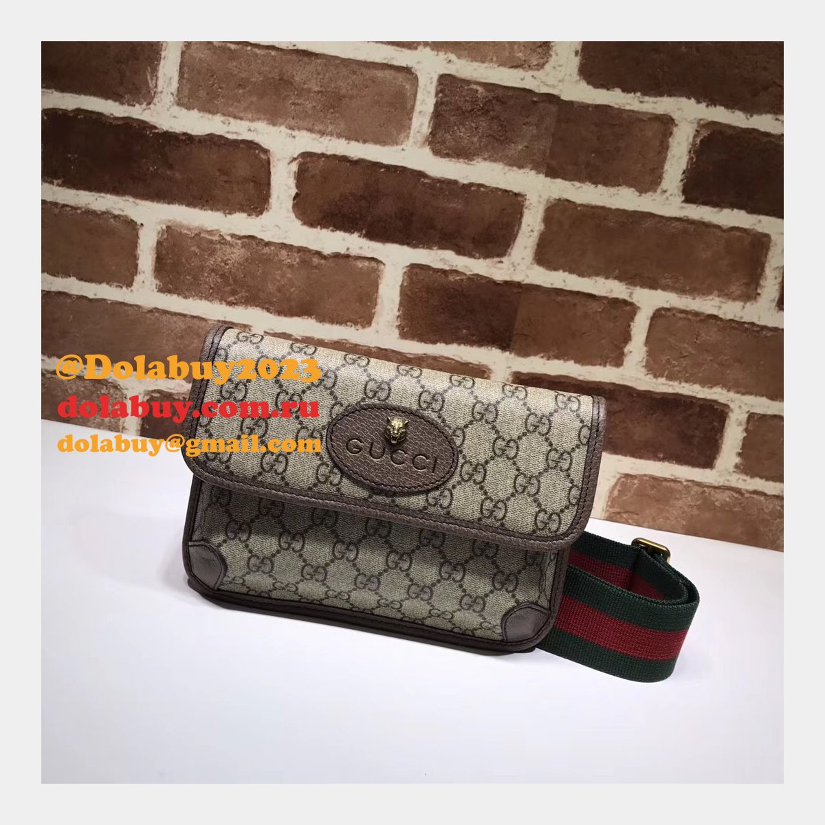 Replica Gucci GG Supreme Neo Vintage Messenger Bag