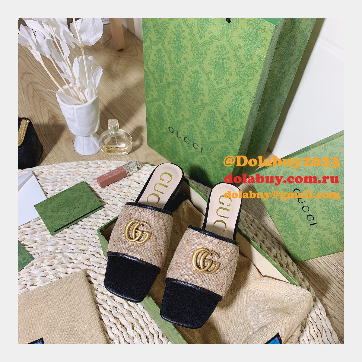 Luxury AAA+ Gucci Replica Calfskin shoes online