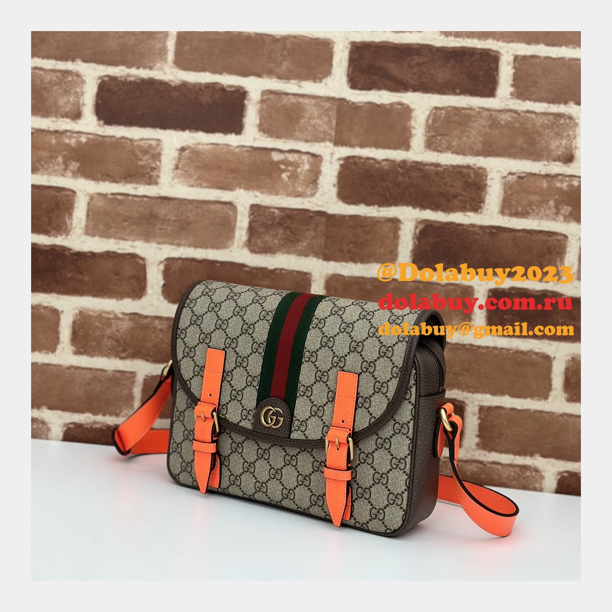 Gucci Knockoff 792376 Ophidia GG Crossbody Designer Bag