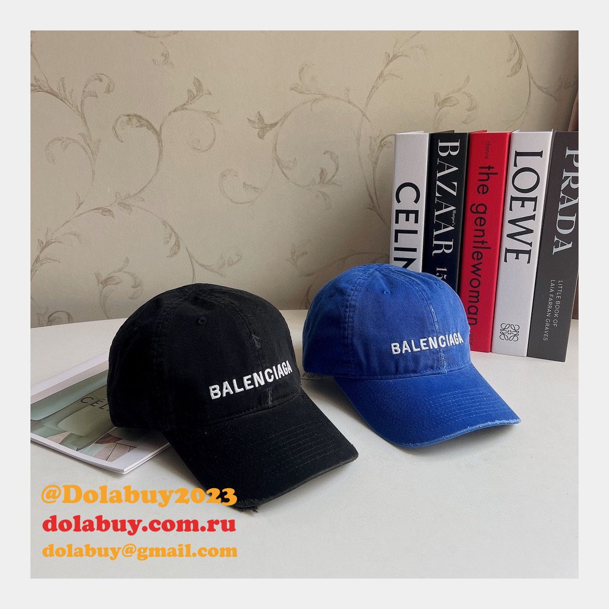 Designer Wholesale Replica Balenciaga Hats Hundreds Strap