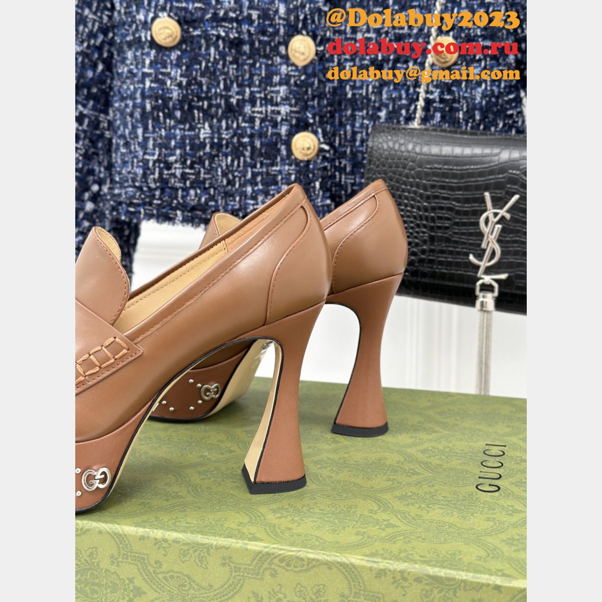 AAA+ Replica GUCCI High Quality SINGLE SHOES