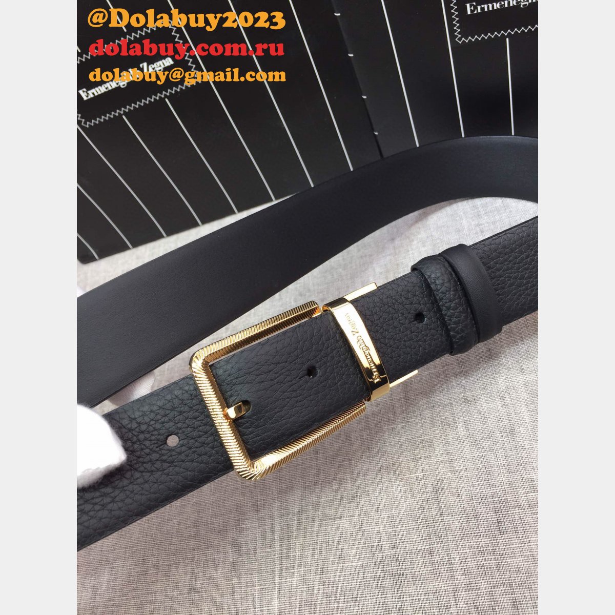 Cheap Gucci 35mm Ermenegildo Zegna Belts for Men