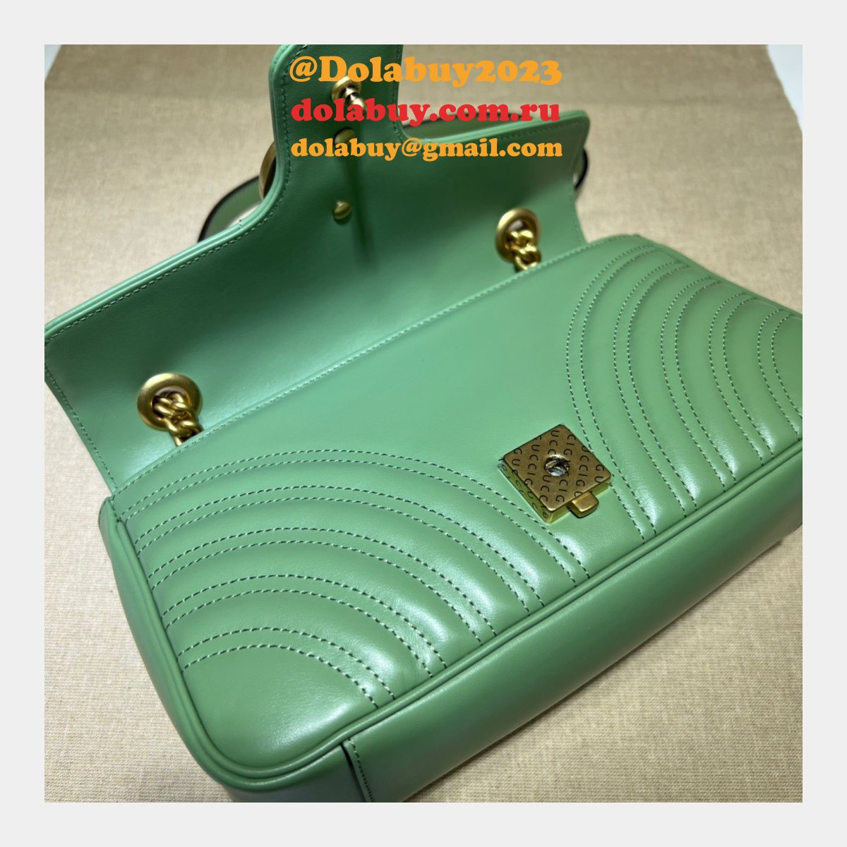 7 Star Gucci AAA Replica 443497 GG Marmont shoulder bag
