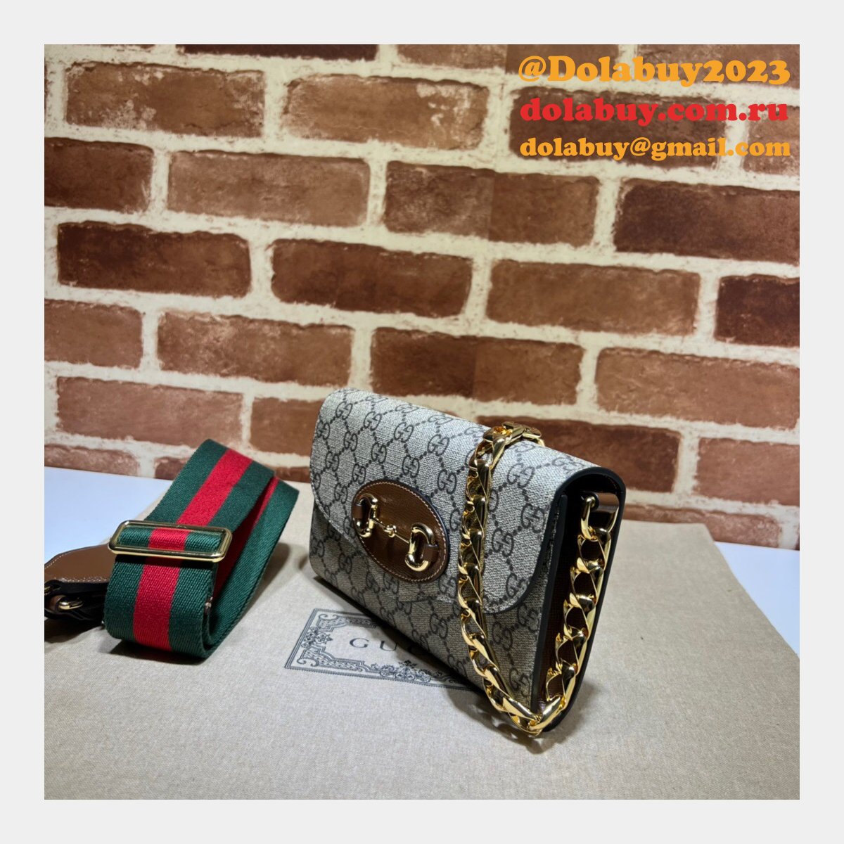 Gucci Designer Horsebit 1955 Crossbody Women Best 724713 Bag