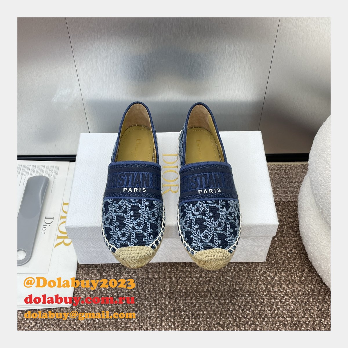 Wholesale Fashion Dior Granville Espadrille