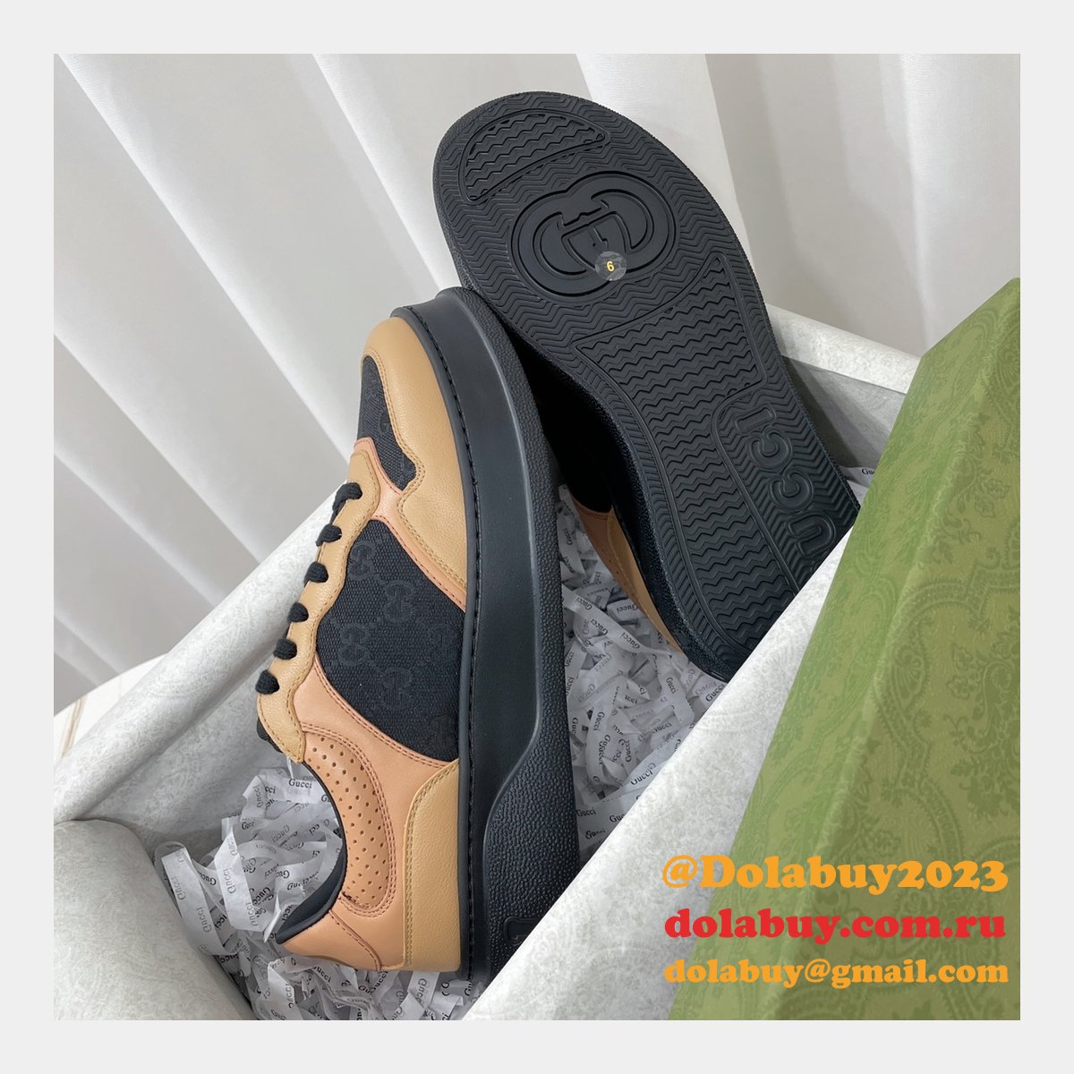 Buy Cheap Designer Replica GG Couple Platform Gucci Shoes