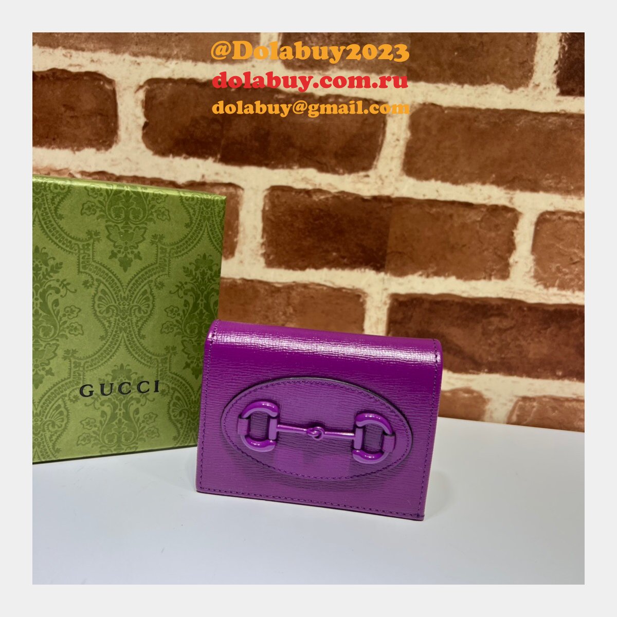 Gucci Buy Horsebit 1955 Card Case Wallet Compact 621887 Fashion