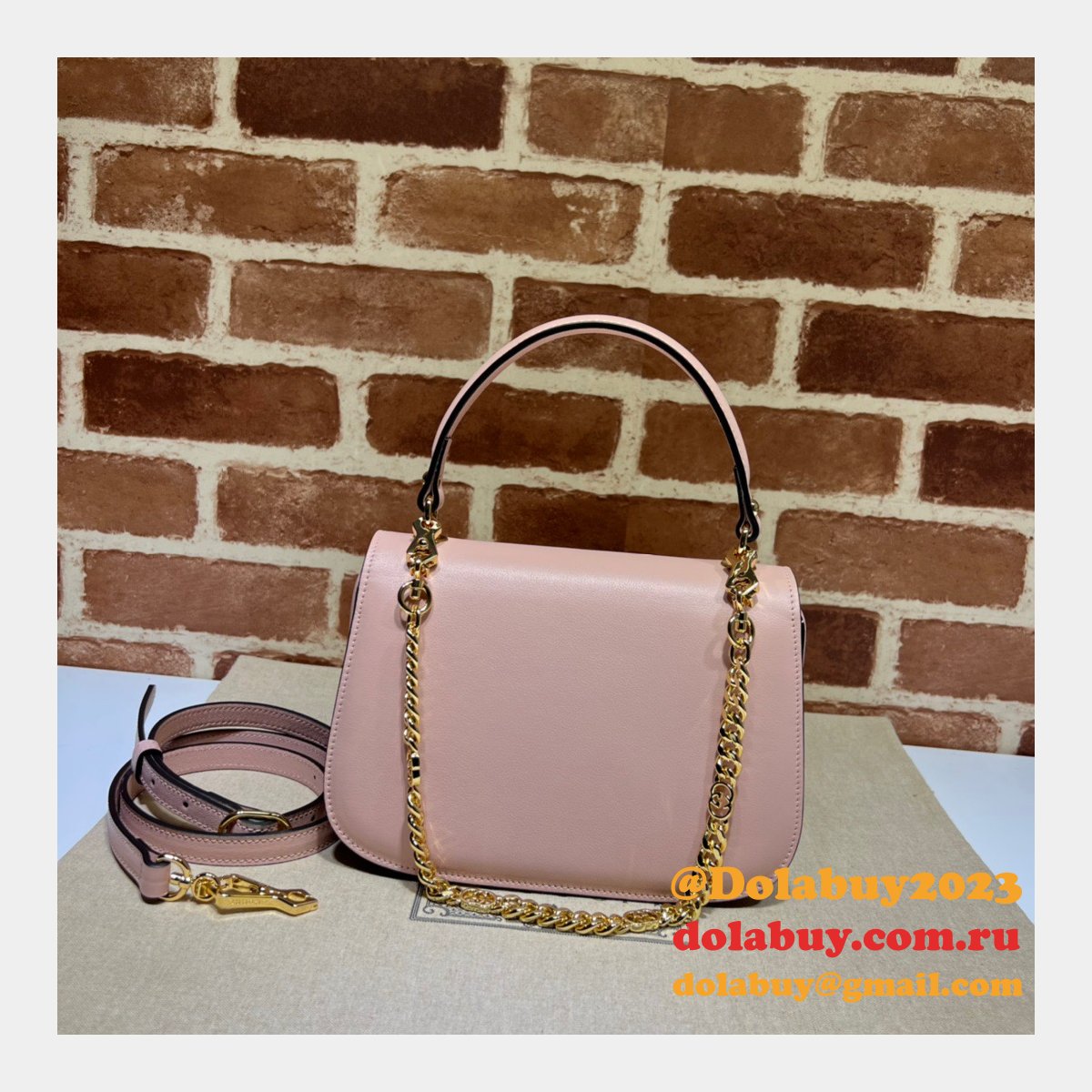 High Quality Gucci Blondie Top-handle 735101 Designer Bag