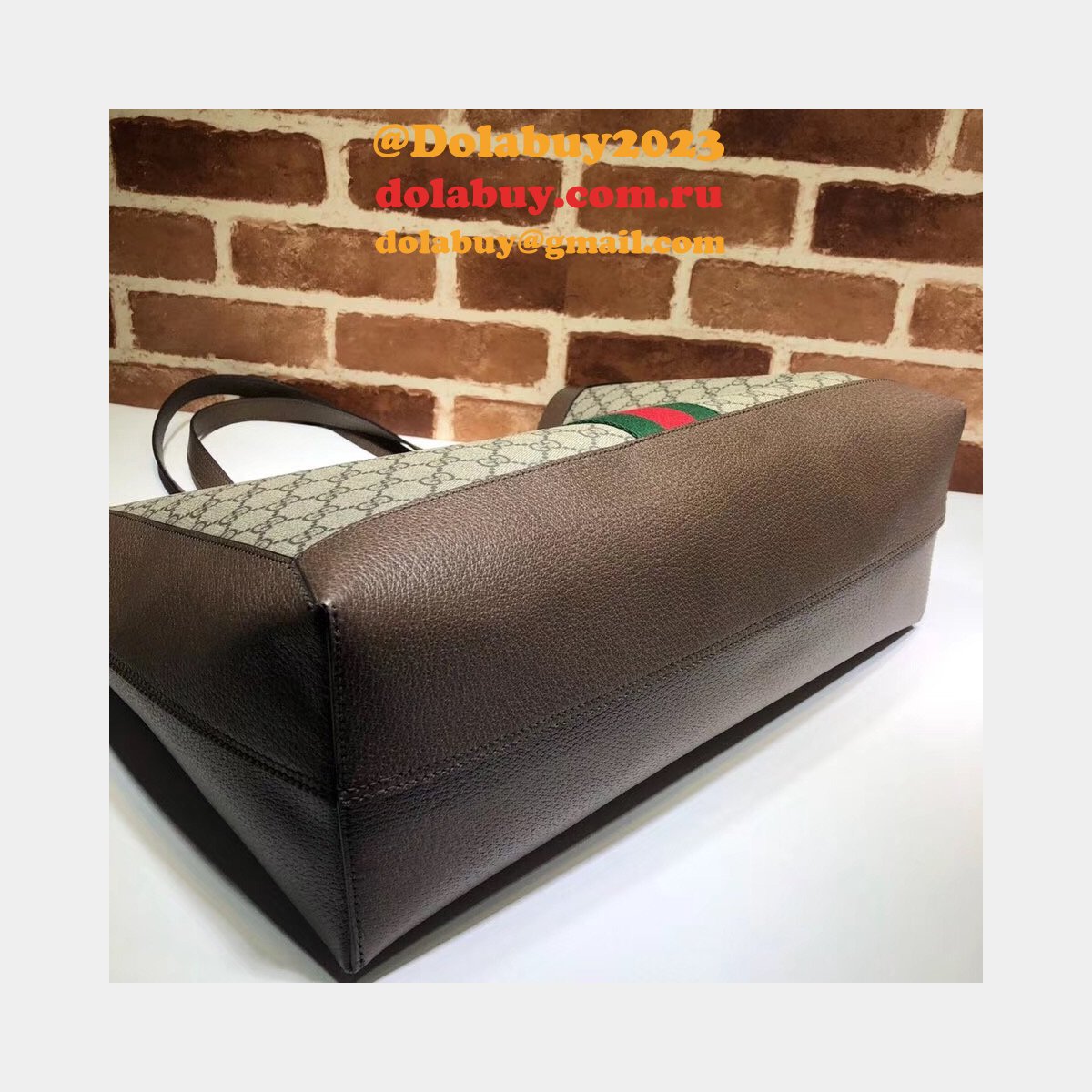 AAA+ Gucci Soft GG Supreme Replica 547947 Ophidia Tote