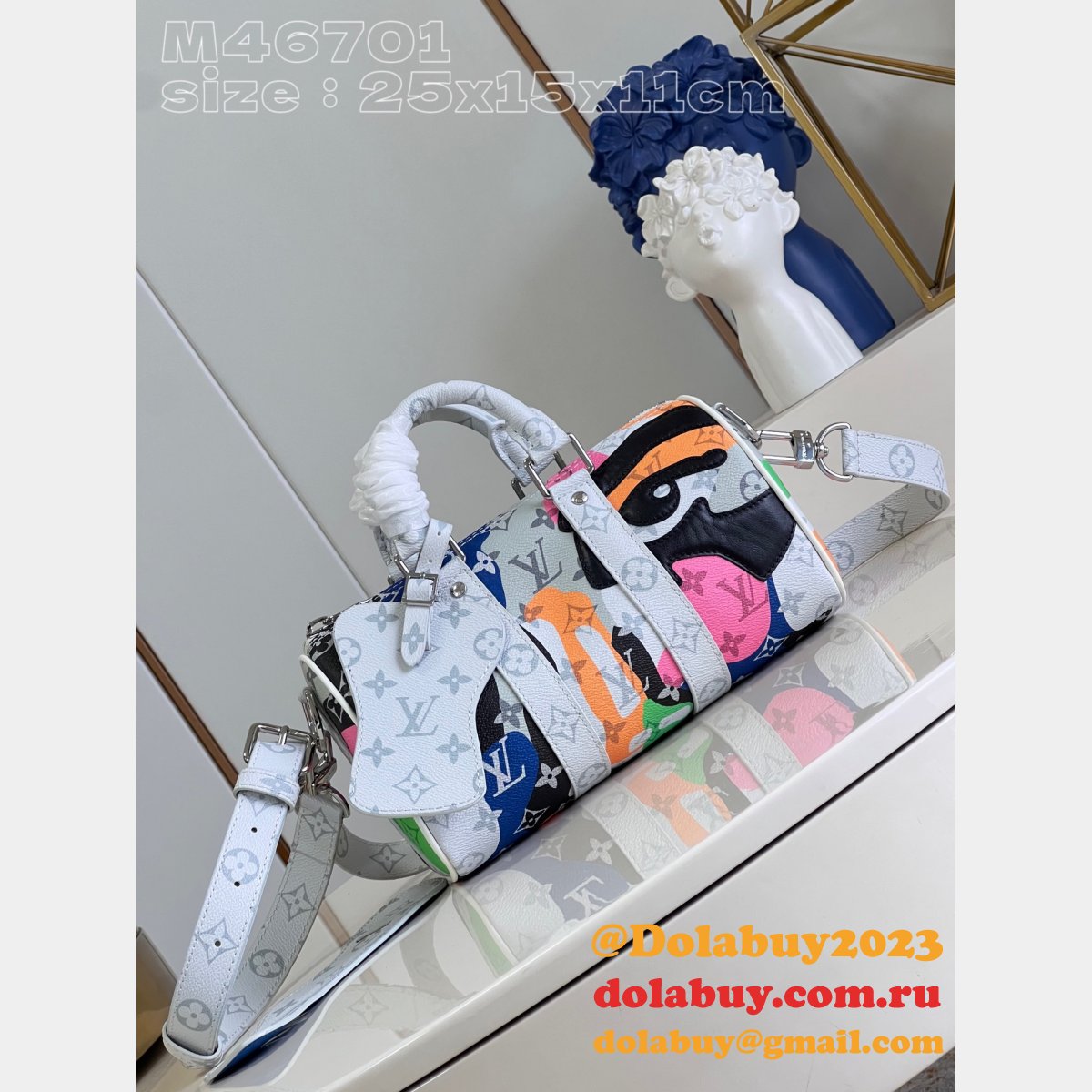 Keepall Bandoulière 25 Monogram M46701 Replicas Louis Vuitton Bag