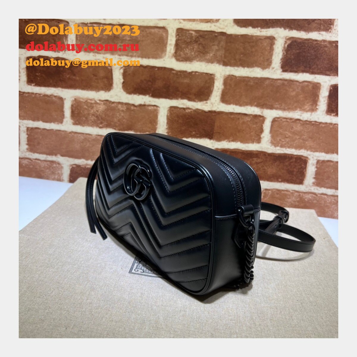 Designer Knockoff Gucci 447632 GG Marmont Shoulder Bag