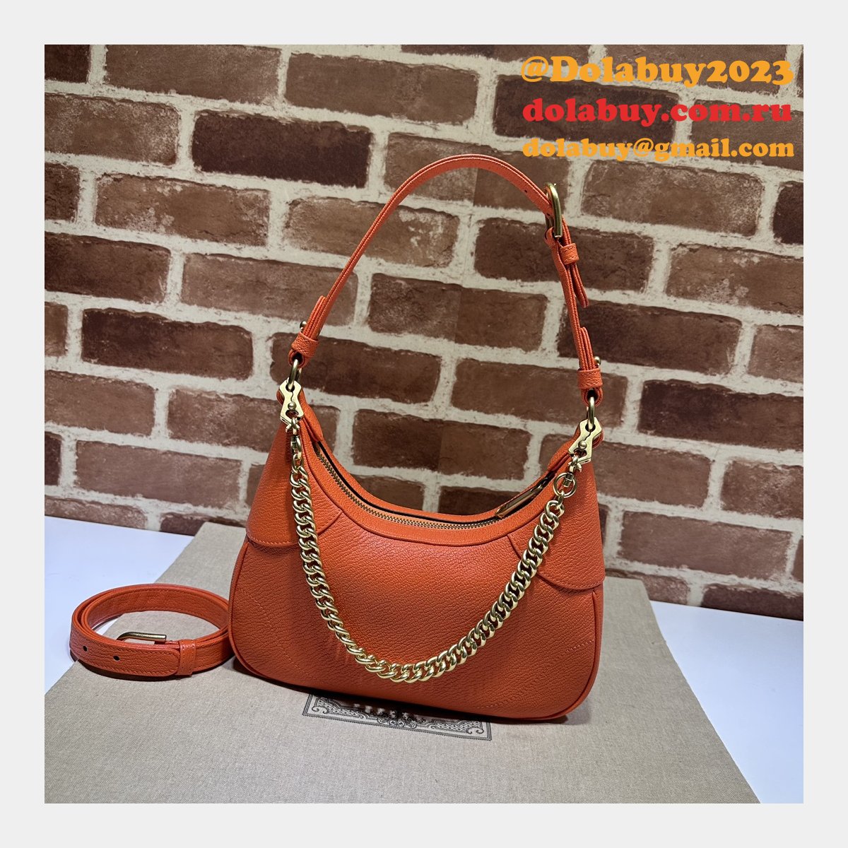 Gucci Knockoff 731817 Aphrodite Chain Shoulder Fashion Bag