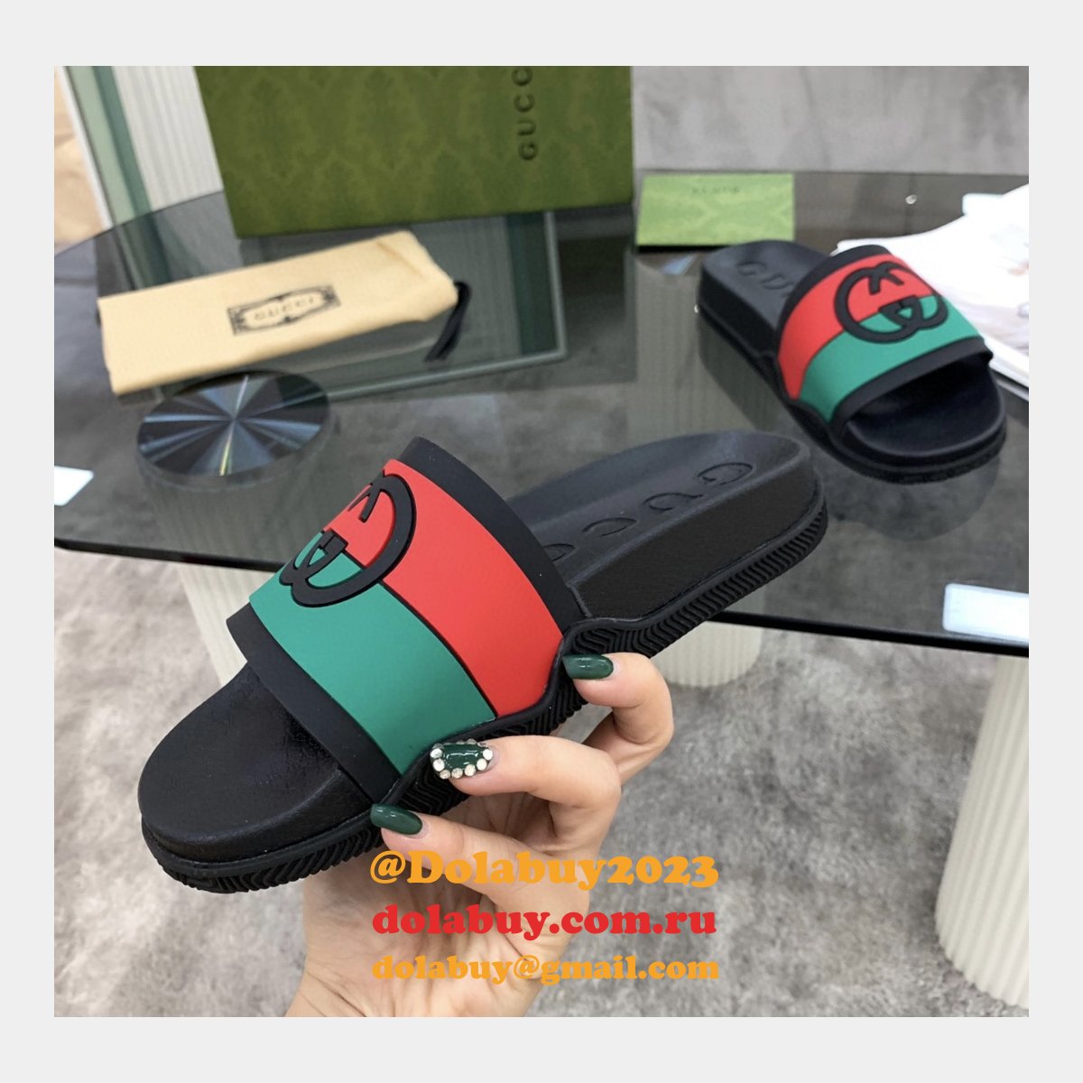 Perfect Gucci Quality Replica Sandals Gu7 Shoes