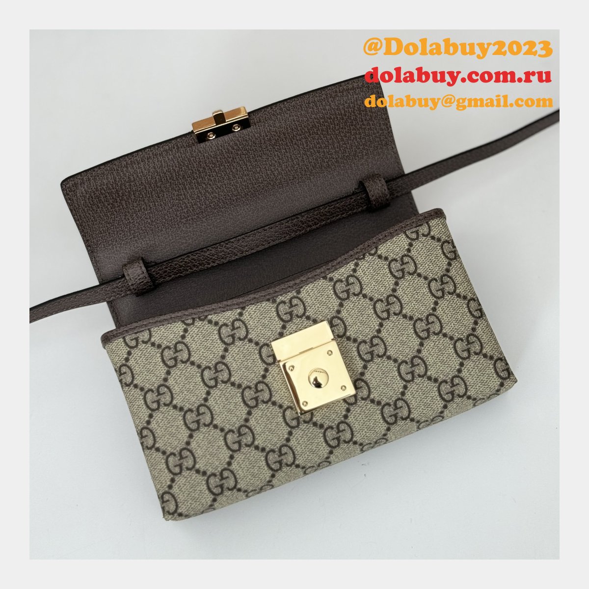 Ophidia 1:1 Mirror Ebony Supreme 772314 Inspired Gucci Bag