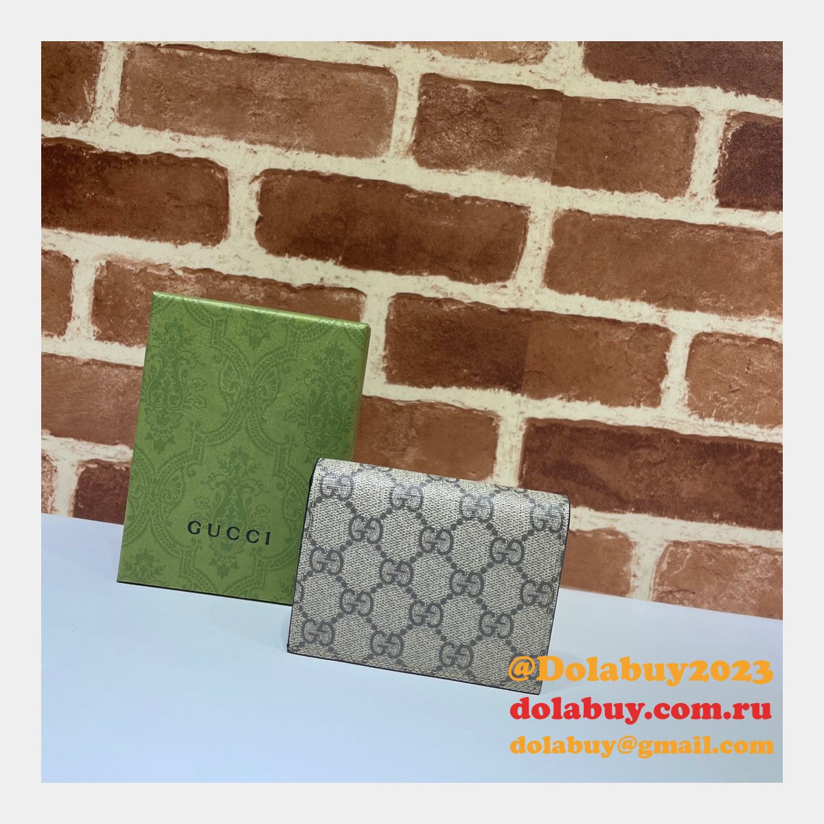 Gucci Replica Wallets Shop 658610 GG Marmont card case wallet