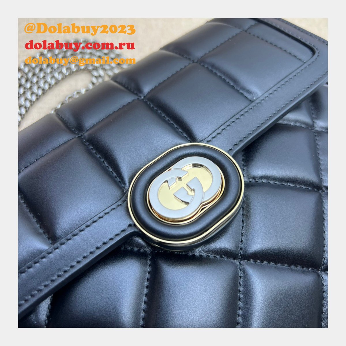Gucci Designer Deco Chain Shoulder 740834 Replica Bag