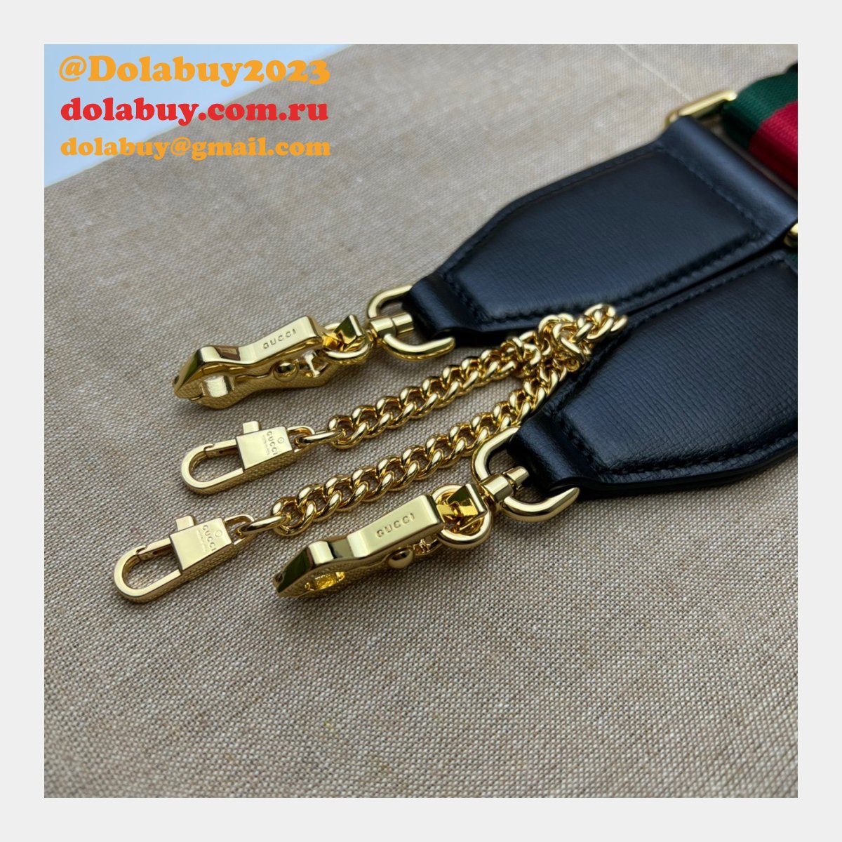 The Replica Gucci 699760 High Quality Horsebit 1955 Strap Wallet